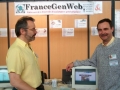 Jean-Louis et Philippe sur le stand FGW